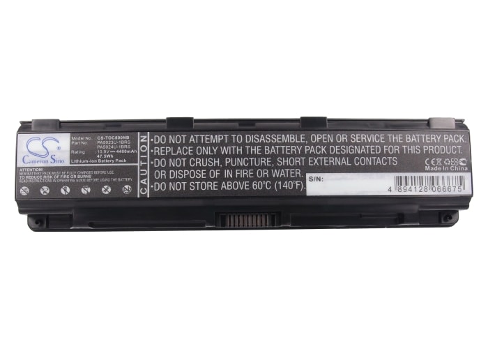 Batteri til bærbar PC for Toshiba Satellite C800, Satellite C800D og andre.
