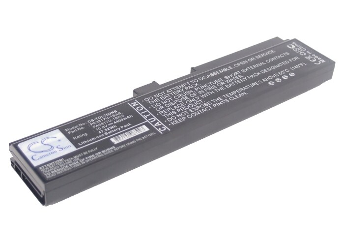 Batteri til bærbar PC for Toshiba Satellite L700, Satellite L700-T10R og andre.