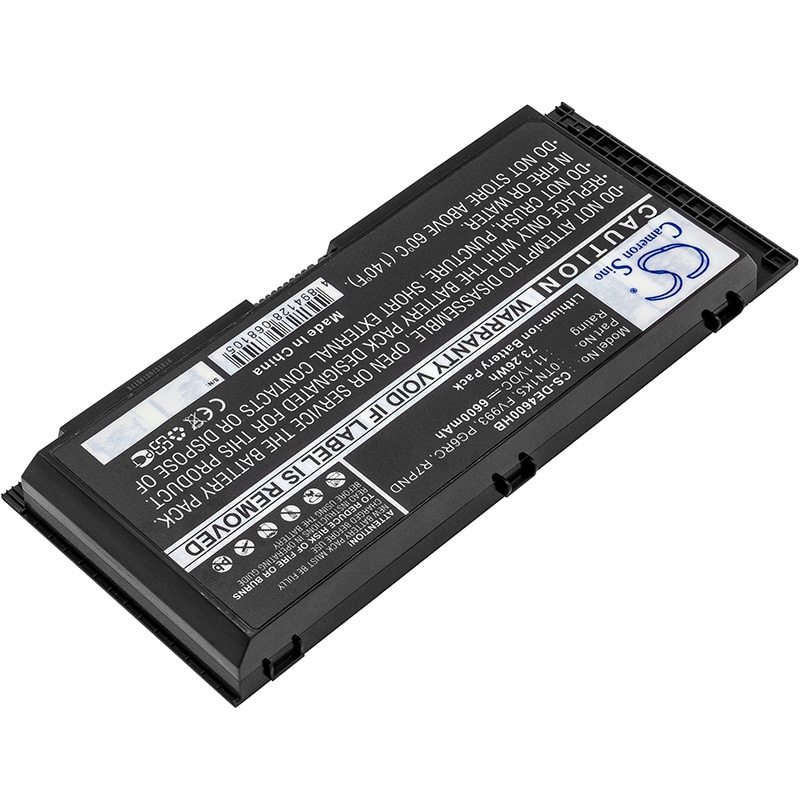 Batteri til bærbar PC for DELL Precision M4600, Precision M4700 og andre.