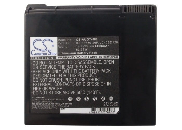 Batteri til bærbar PC for Asus G74, G74J, G74JH og andre.