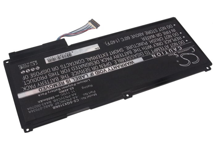 Batteri til bærbar PC for Samsung NP-SF511, QX310, QX410 og andre.
