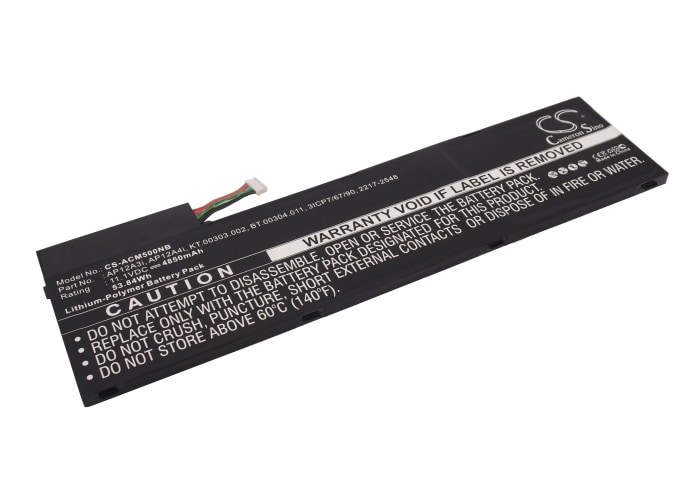 Batteri til bærbar PC for Acer Aspire M3, Aspire Timeline Ultra M3 og andre.