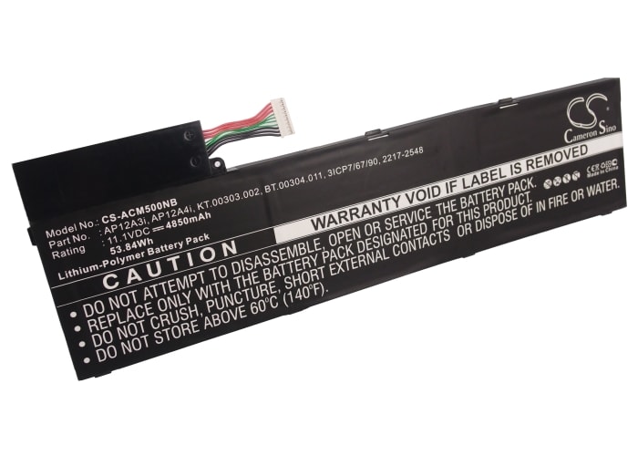 Batteri til bærbar PC for Acer Aspire M3, Aspire Timeline Ultra M3 og andre.