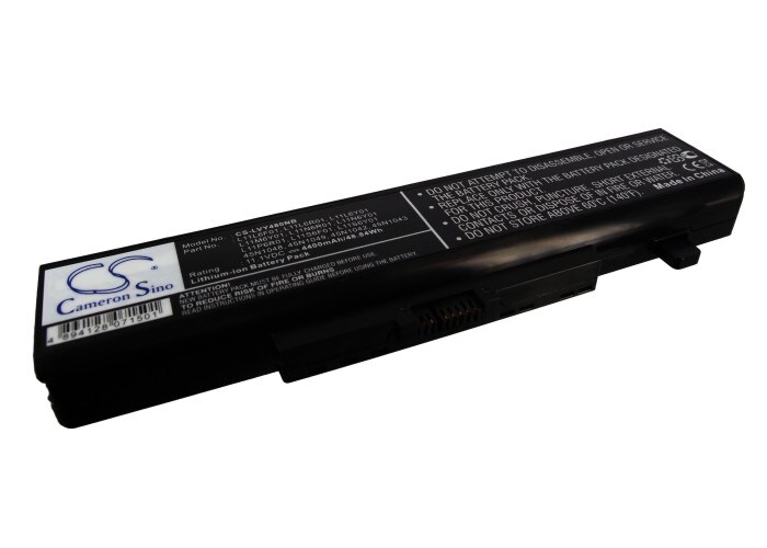 Batteri til bærbar PC for Lenovo Ideapad Y480, IdeaPad Y480A, IdeaPad Y480M og andre.