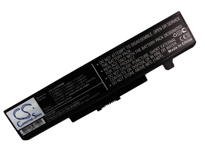 Batteri til bærbar PC for Lenovo Ideapad Y480, IdeaPad Y480A, IdeaPad Y480M og andre.