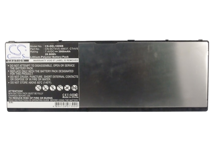 Batteri til bærbar PC for DELL Latitude 10, ST2, T05G og andre.