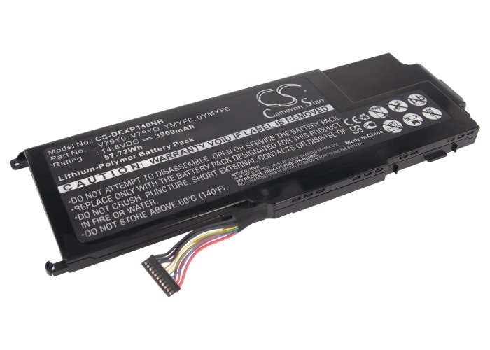 Batteri til bærbar PC for DELL XPS 14z, XPS 14Z-L412X, XPS 14Z-L412Z og andre