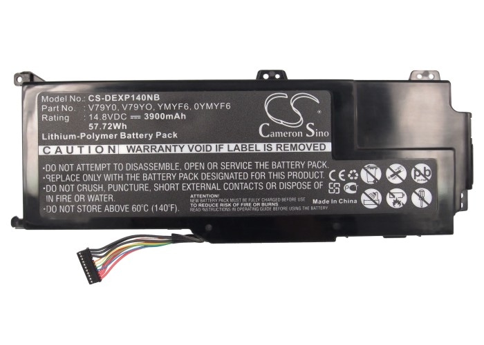 Batteri til bærbar PC for DELL XPS 14z, XPS 14Z-L412X, XPS 14Z-L412Z og andre