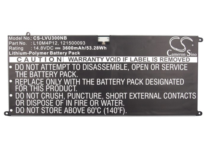 Batteri til bærbar PC for Lenovo IdeaPad U300, IdeaPad U300S