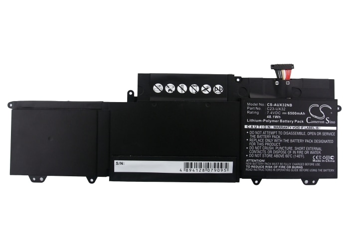 Batteri til bærbar PC for Asus UX32, VivoBook U38N, VivoBook U38N-C4004H og andre.