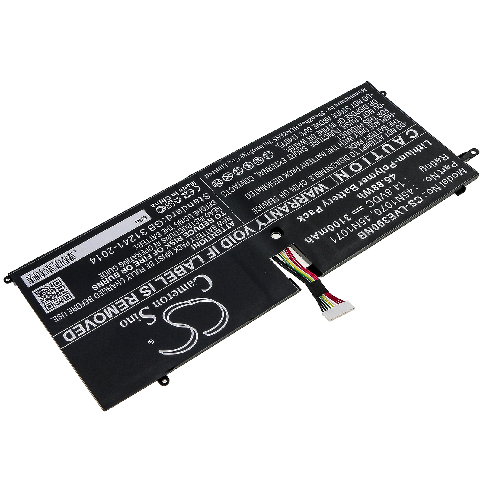 Batteri til bærbar PC for Lenovo ThinkPad X1 Carbon 3460-22U og andre.