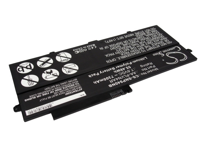 Batteri til bærbar PC for Samsung Ativ Book 9 Plus, NP940X3G, NP940X3G-K01NL og andre.