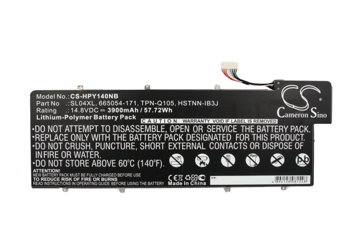 Batteri til bærbar PC for HP ENVY 14-3001TU, ENVY 14-3002TU, ENVY 14-3003TU og andre