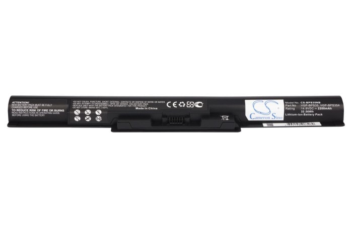 Batteri til bærbar PC for Sony VAIO FIT 14E, VAIO FIT 15E, VAIO SVF14215SC og andre.