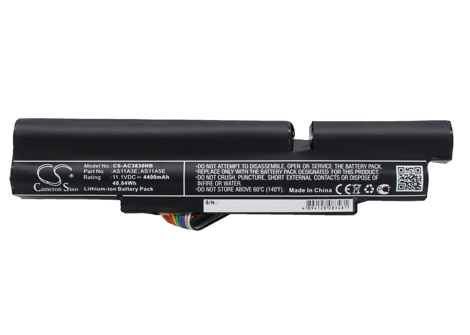 Batteri til bærbar PC for Acer Aspire TimelineX 3830T og andre