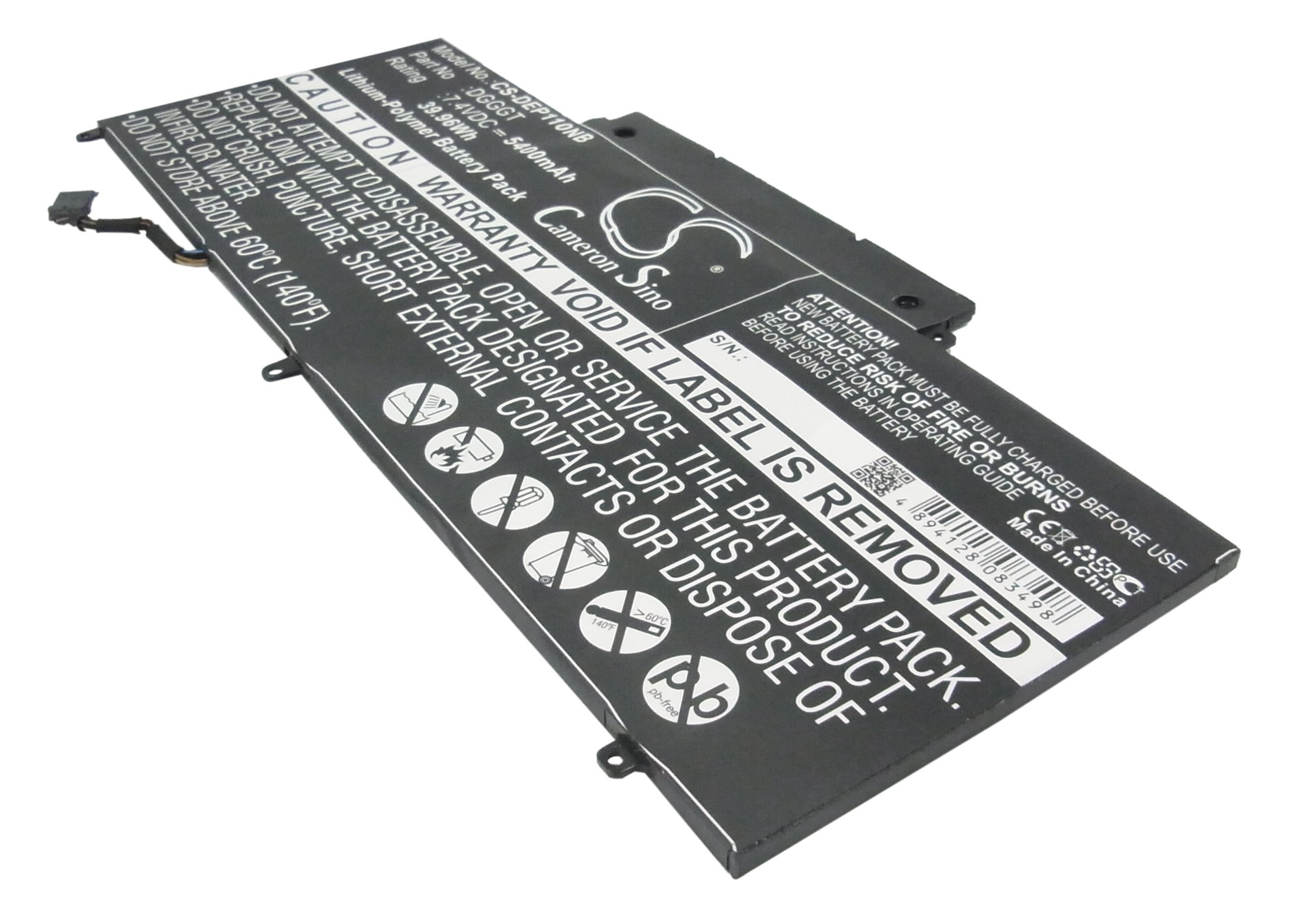Batteri til bærbar PC for DELL XPS 11, XPS11-1508T, XPS11R og andre.