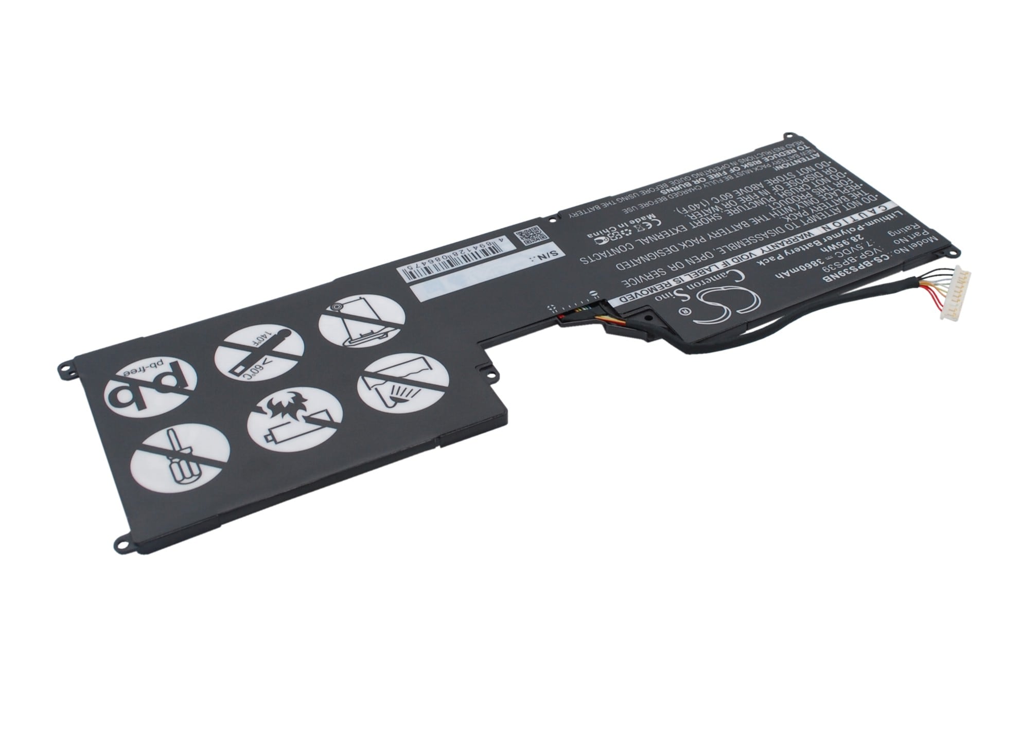 Batteri til bærbar PC for Sony VAIO Tap 11, SVT11215CW, SVT11215CGB/W og andre.