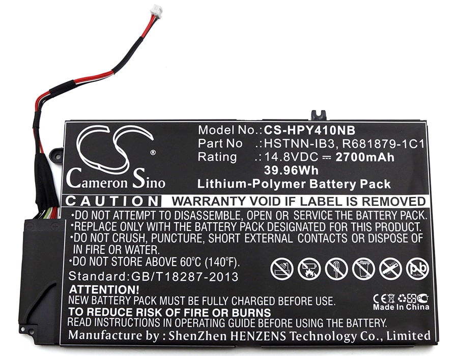 Batteri til bærbar PC for HP TouchSmart 4, EL04XL, PN-C102 og andre