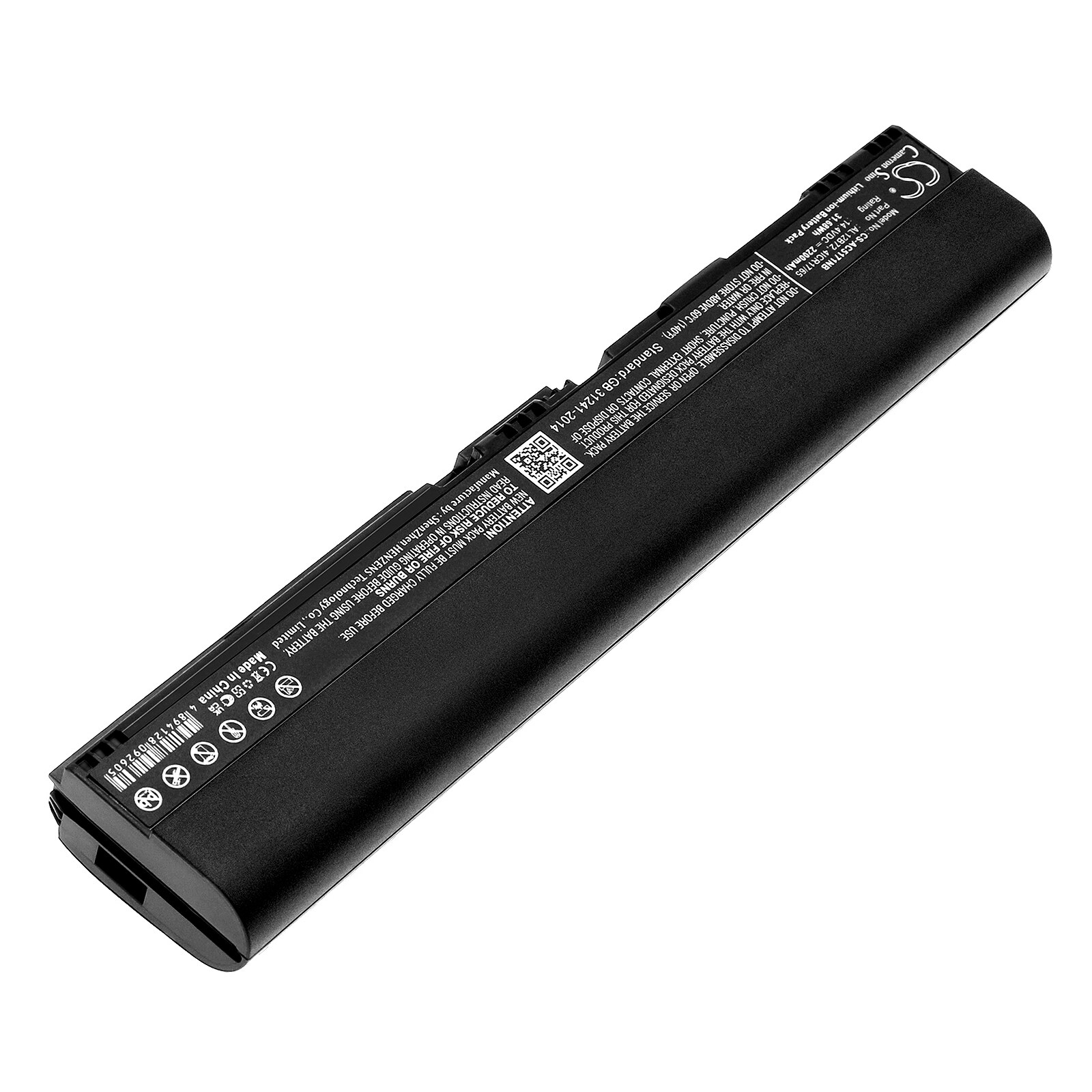 Batteri til bærbar PC for Acer Aspire V5-171, Aspire One 725, Aspire One 756 og andre.