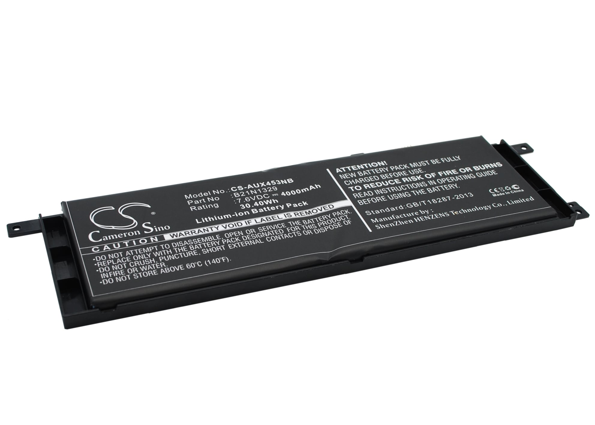 Batteri til bærbar PC for Asus X453, X453MA, X453MA-0122CN3530 og andre.