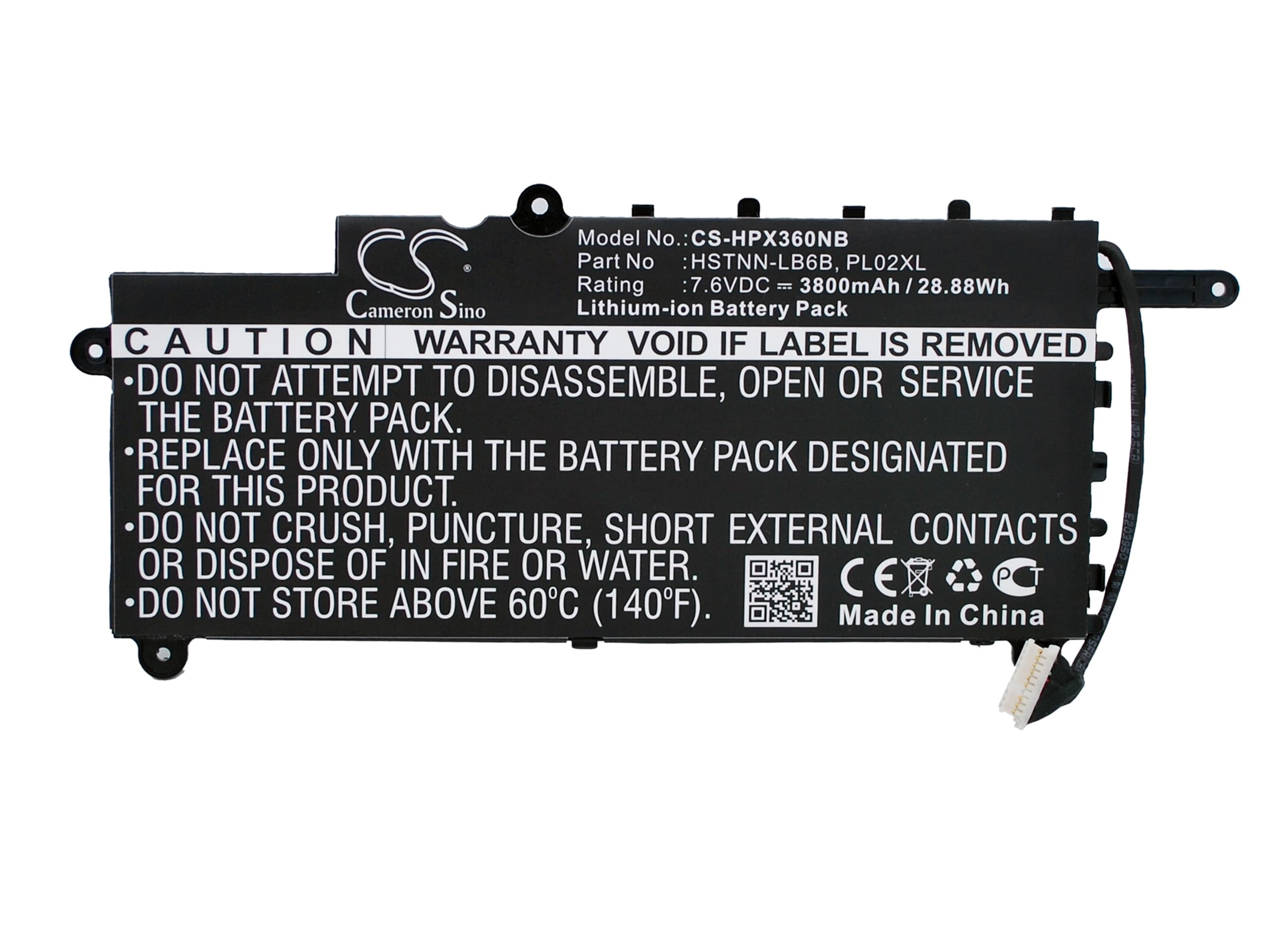 Batteri til bærbar PC for HP Pavilion 11 X360, Pavilion 11-N000, TPN-C115 og andre