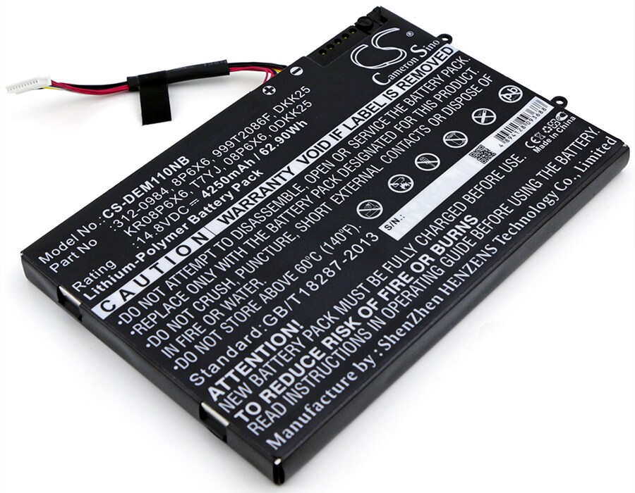 Batteri til bærbar PC for DELL Alienware M11x, Alienware M11xR2 og andre.