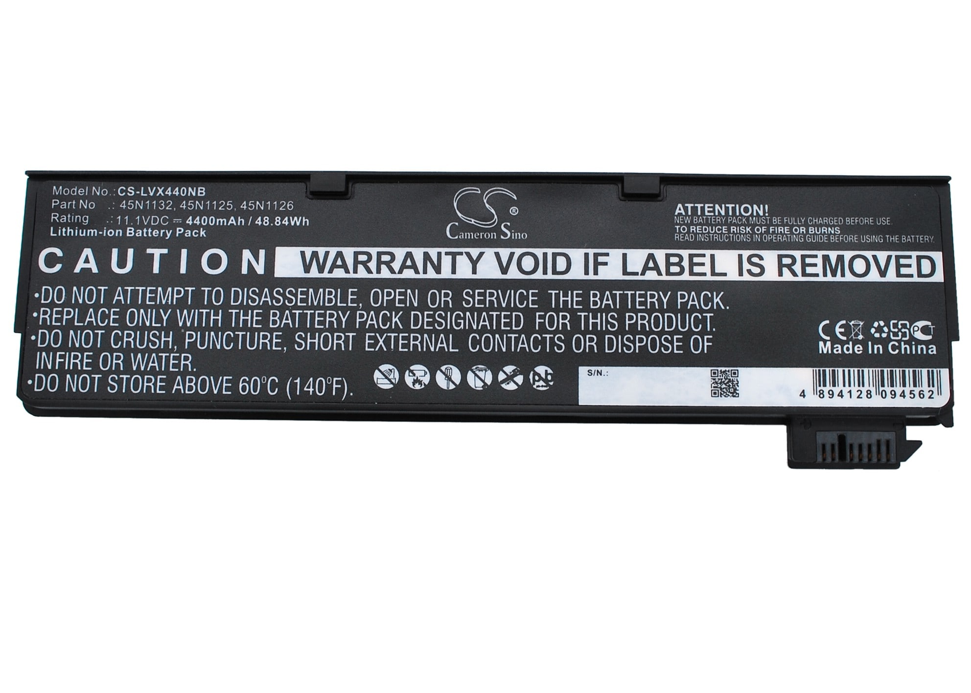 Batteri til bærbar PC for Lenovo ThinkPad T440, ThinkPad T440S og andre.