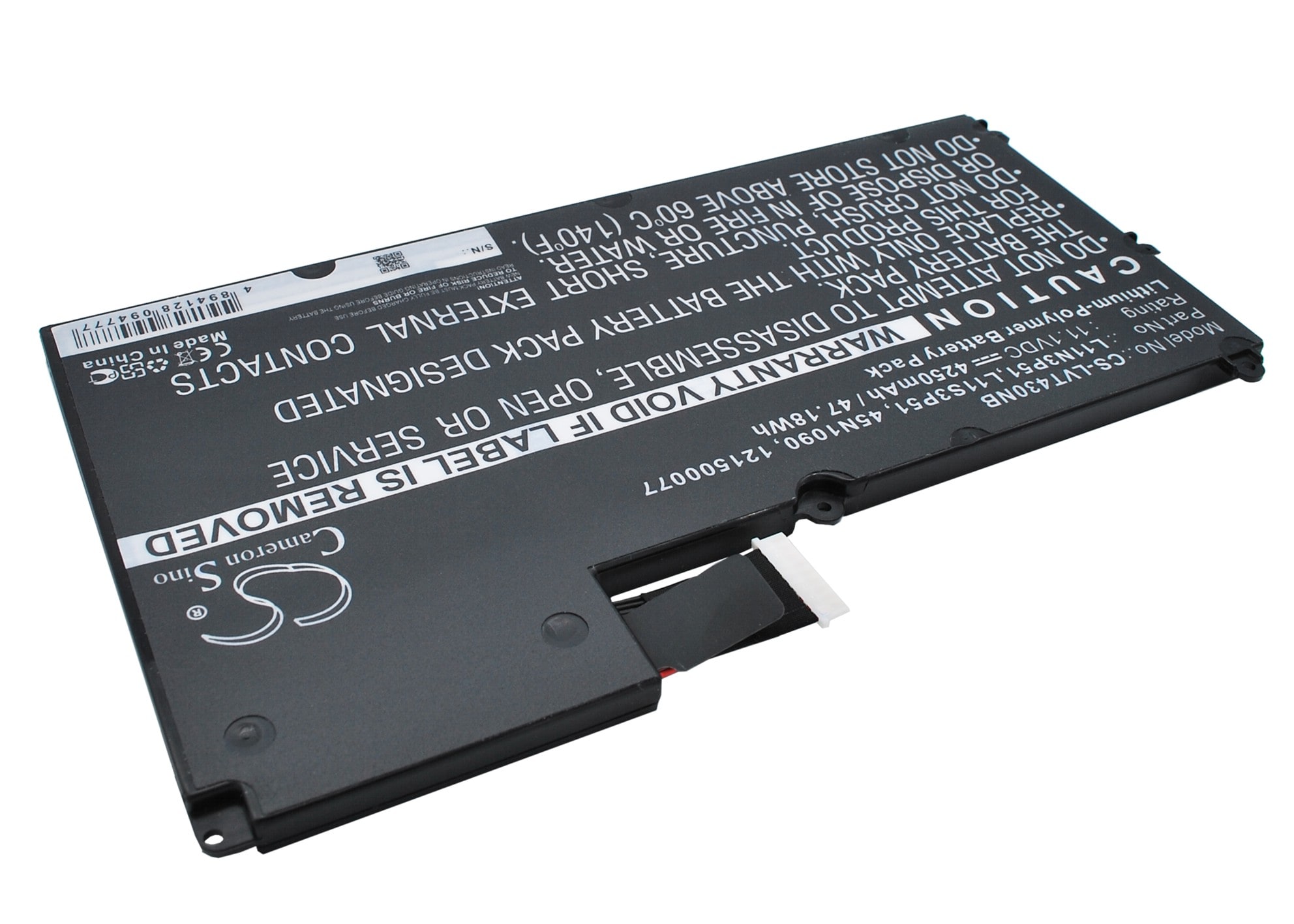 Batteri til bærbar PC for Lenovo Thinkpad T430u, 3351A64, 33512AC og andre.