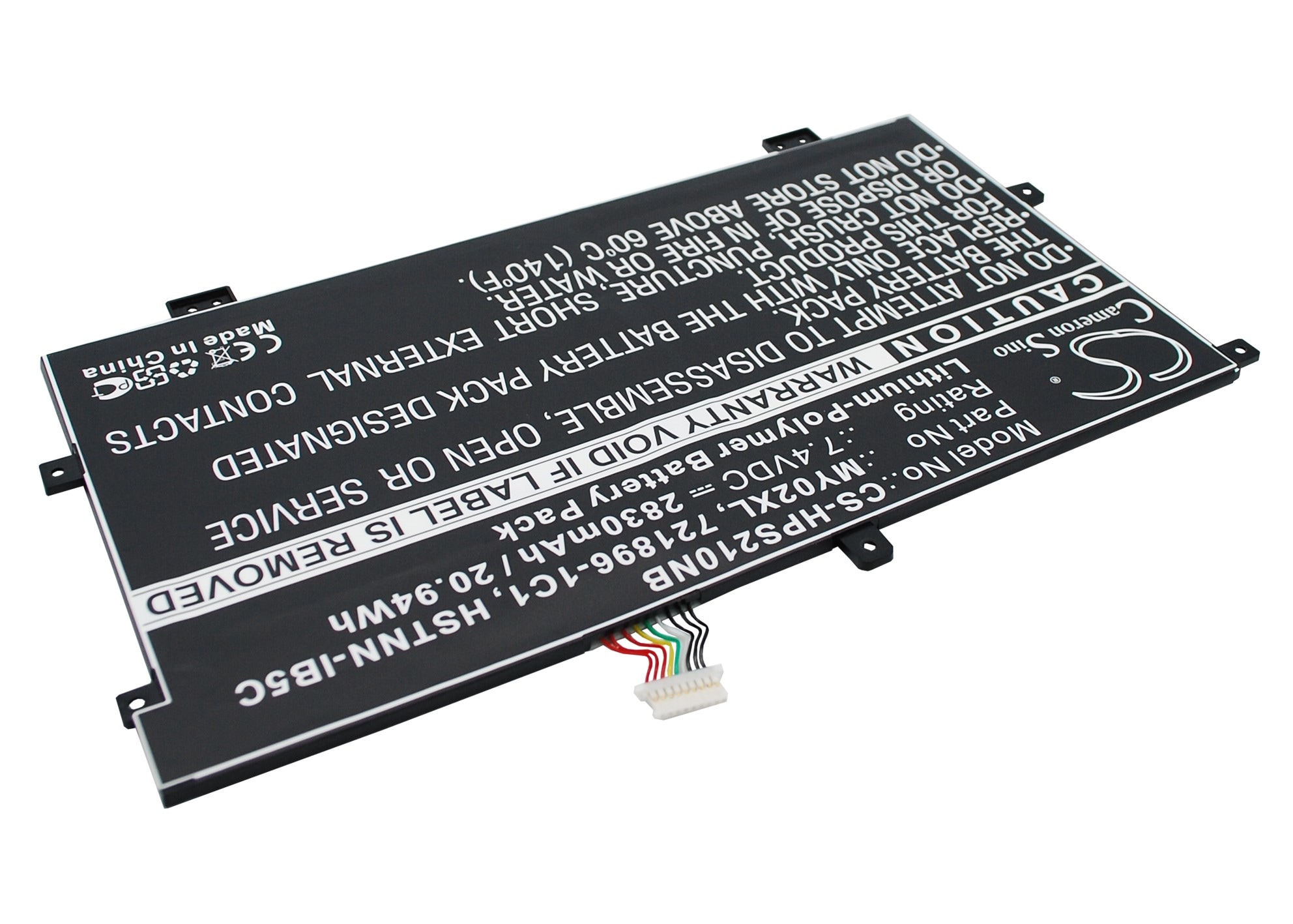 Batteri til bærbar PC for HP Slatebook x2, Slatebook x2 10-H010NR, TPN-Q127 og andre