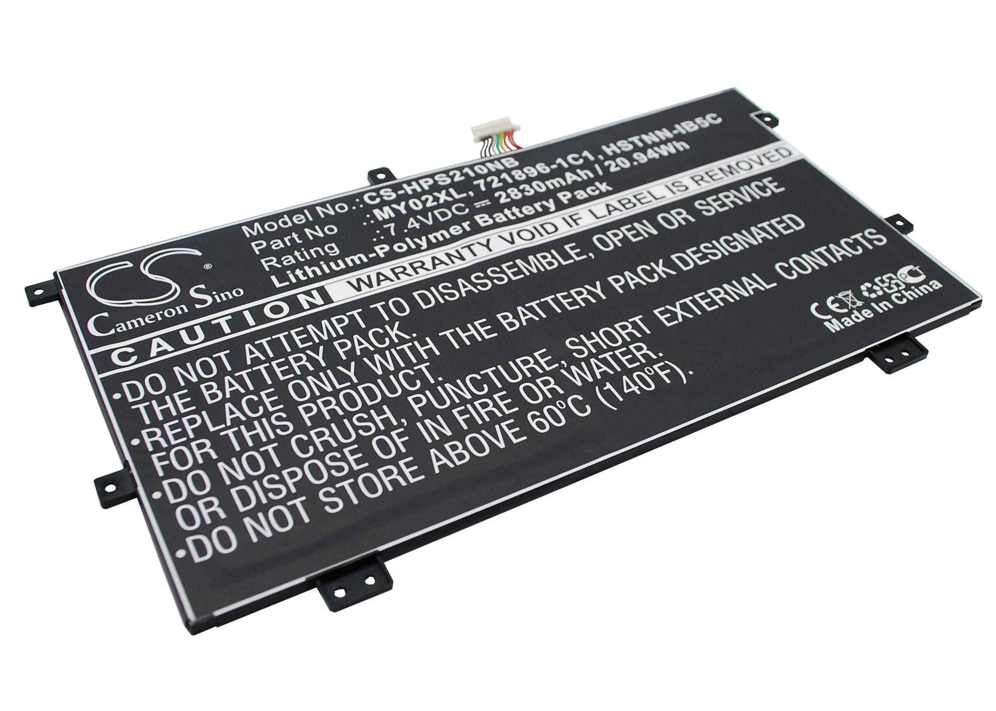 Batteri til bærbar PC for HP Slatebook x2, Slatebook x2 10-H010NR, TPN-Q127 og andre