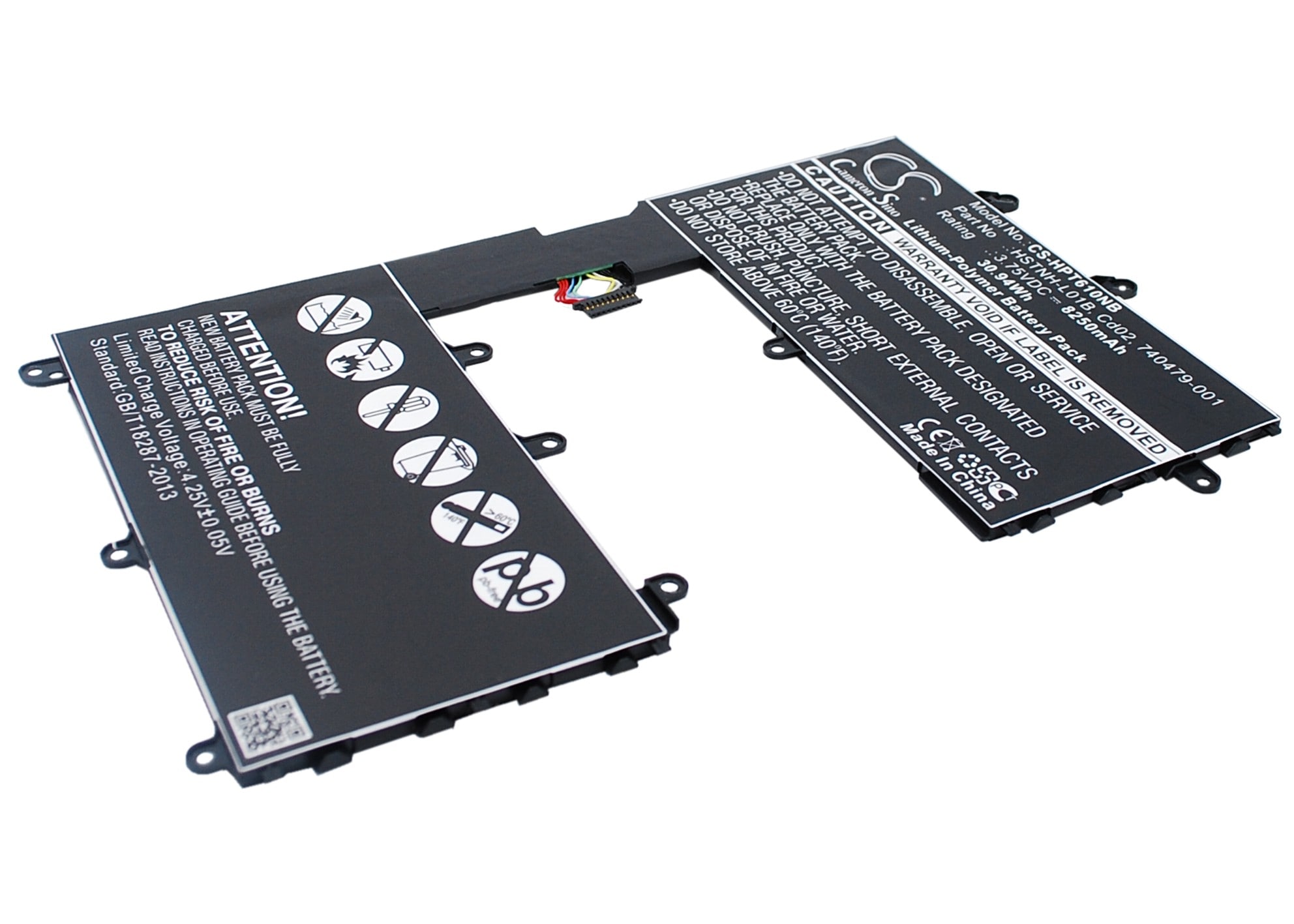 Batteri til bærbar PC for HP Omni 10, Pro Tablet 610, HSTNH-Q12C og andre