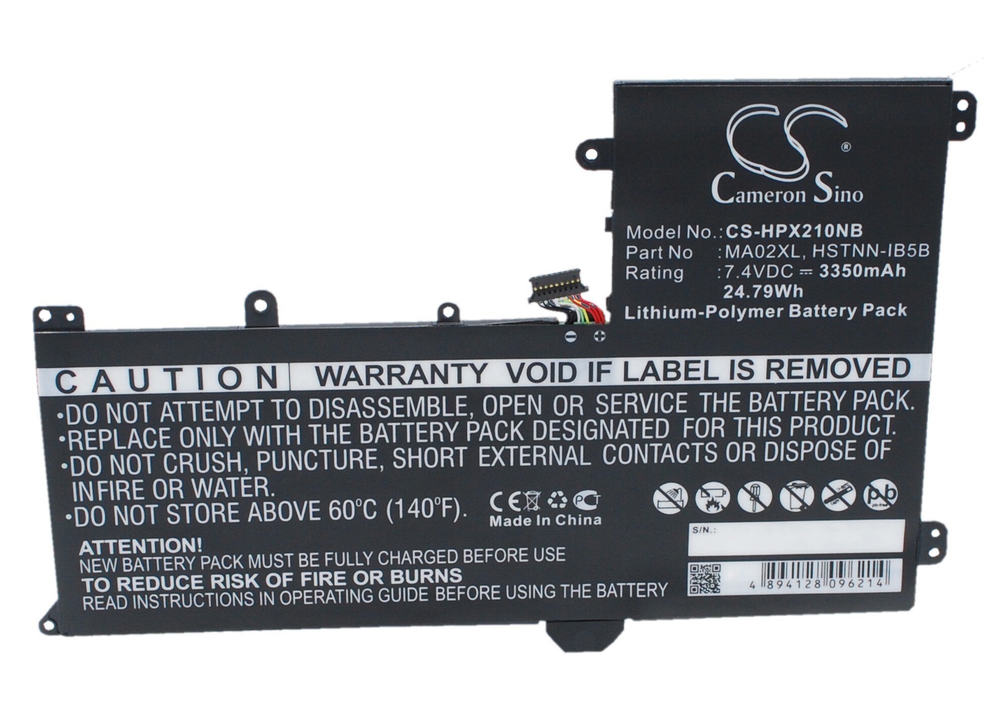 Batteri til bærbar PC for HP SlateBook 101, SlateBook 101" X2 10-10-h010NR og andre