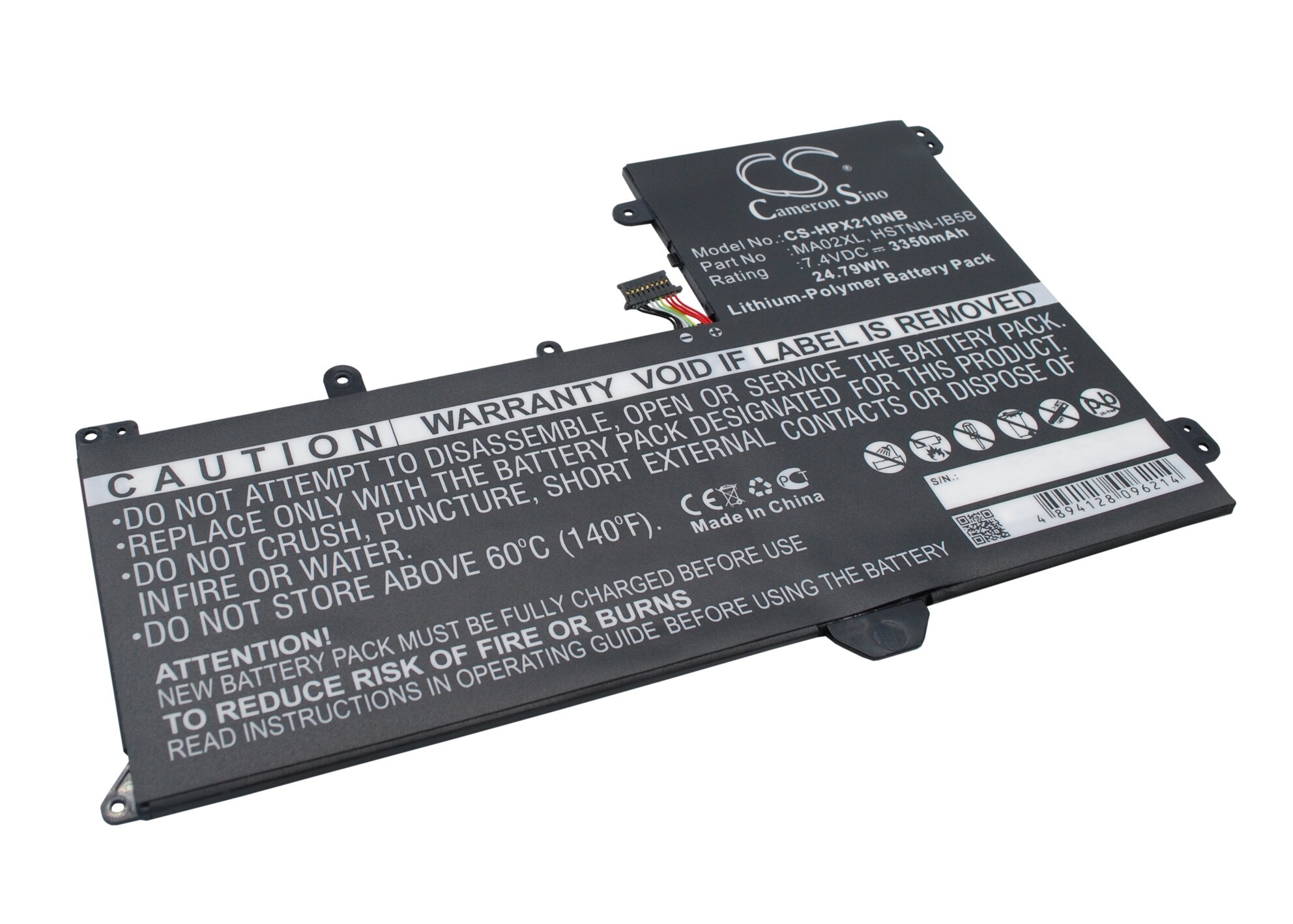 Batteri til bærbar PC for HP SlateBook 101, SlateBook 101" X2 10-10-h010NR og andre
