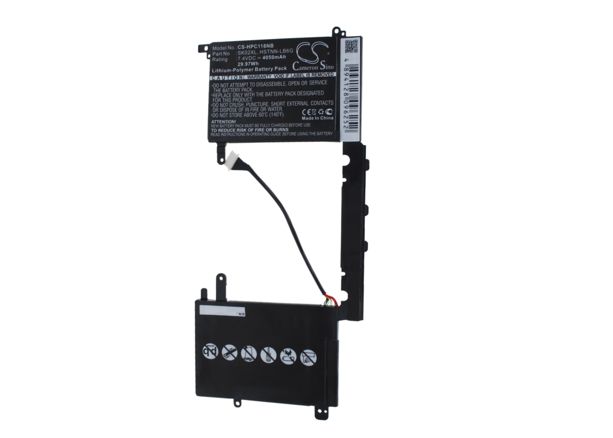 Batteri til bærbar PC for HP Split x2 13-R010dx 13.3, TPN-C118, TPN-C119 og andre