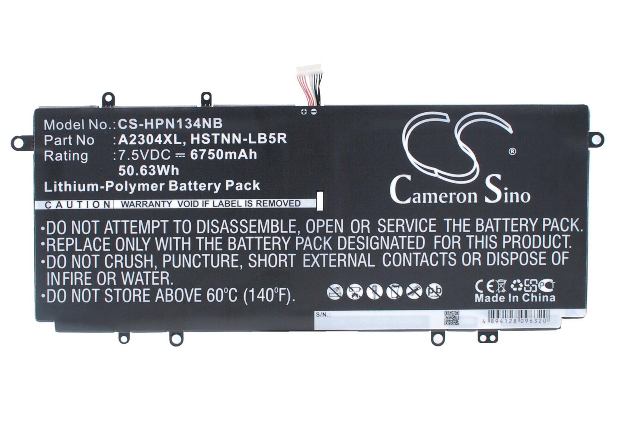 Batteri til bærbar PC for HP Chromebook 14, Chromebook 14Q og andre