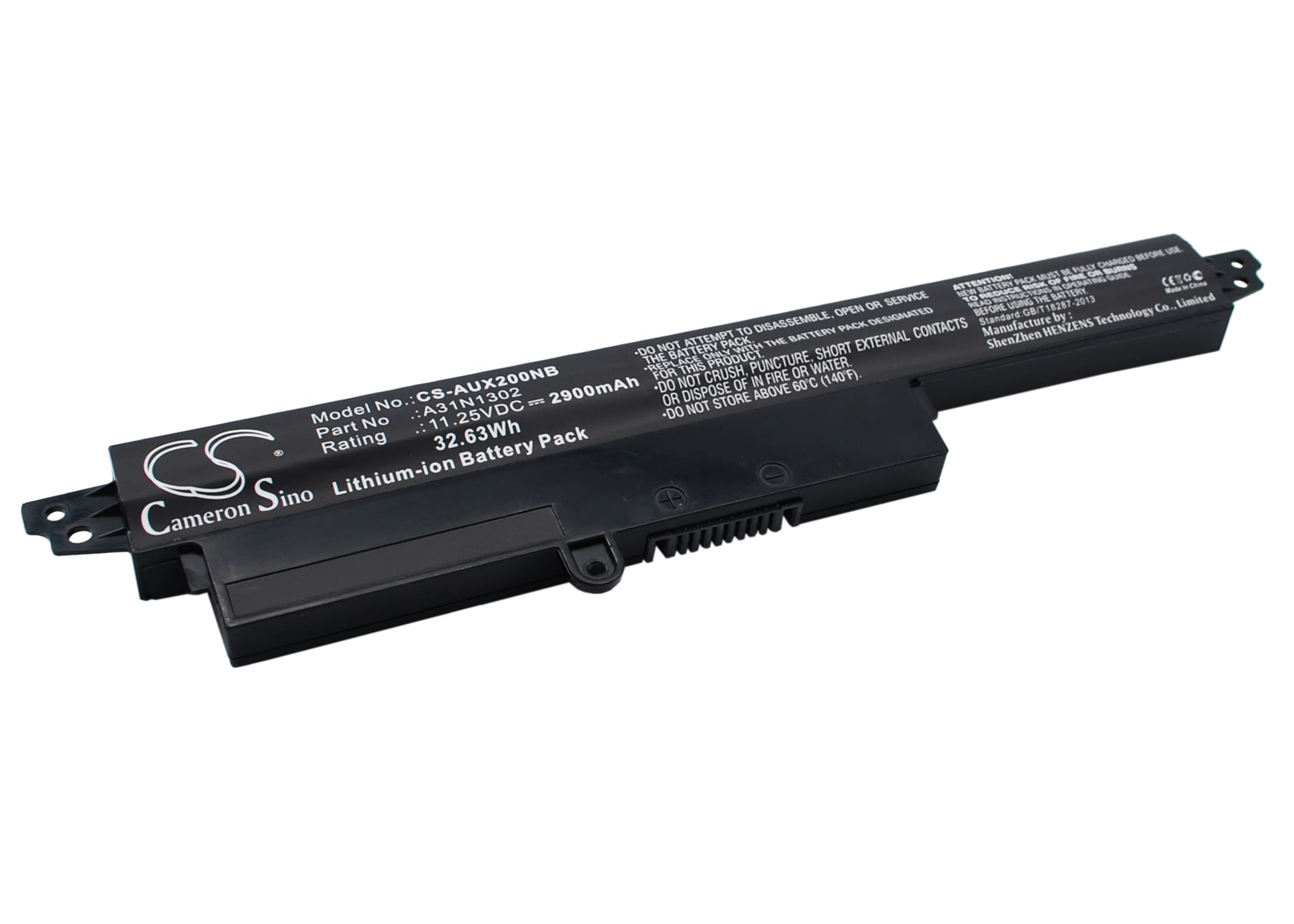 Batteri til bærbar PC for Asus VivoBook X200CA, VivoBook F200CA og andre.