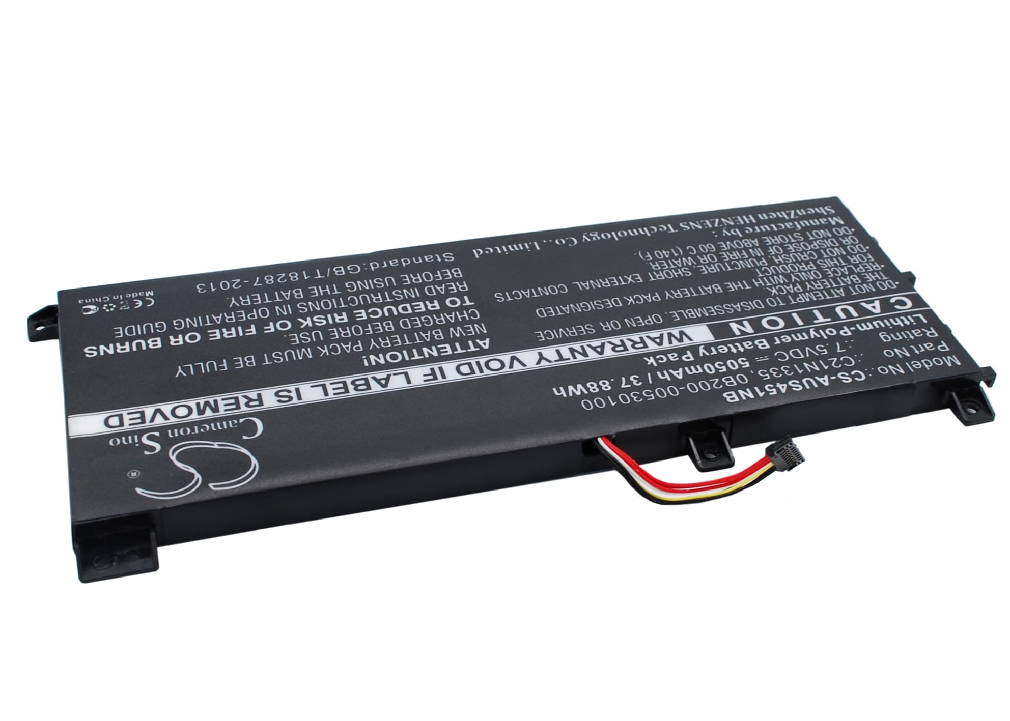 Batteri til bærbar PC for Asus VivoBook S451, VivoBook S451LA og andre.