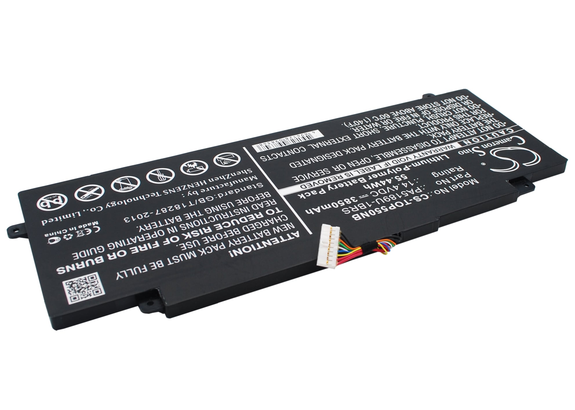 Batteri til bærbar PC for Toshiba Satellite P55W-B, Satellite P55W-B5224 og andre.
