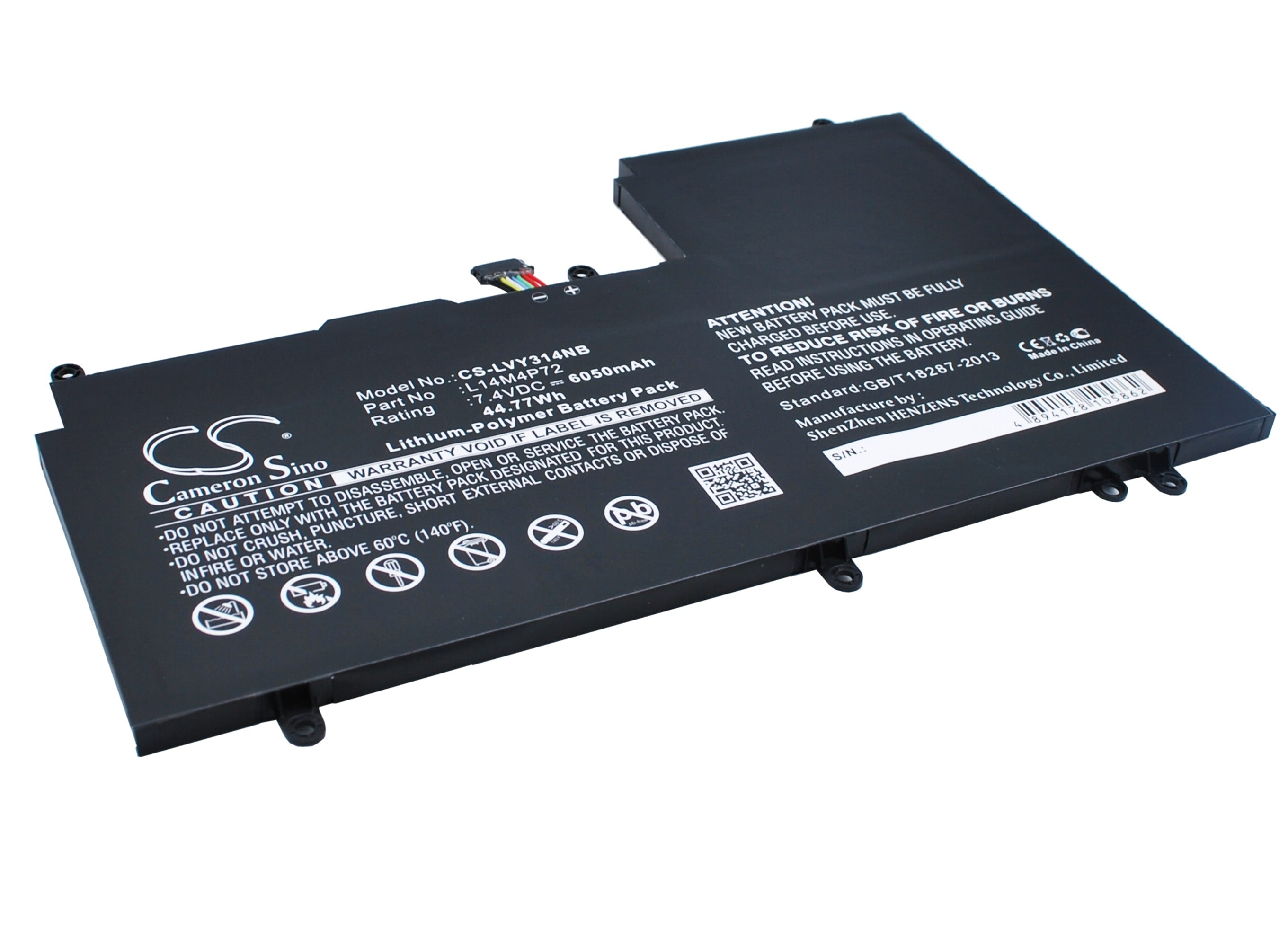 Batteri til bærbar PC for Lenovo Yoga 3 14, Yoga 700 14ISK, Yoga 3 1470 og andre.