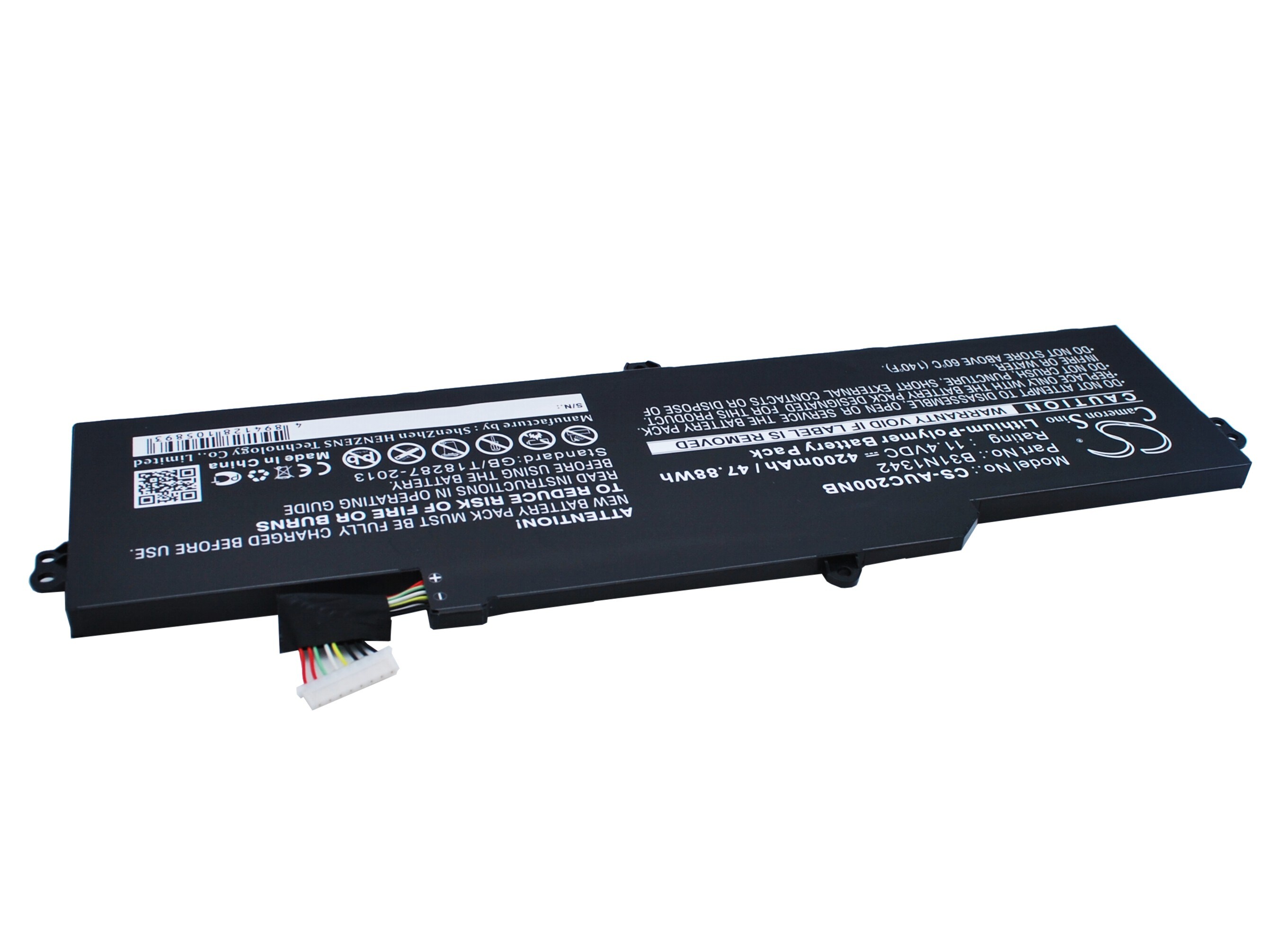 Batteri til bærbar PC for Asus Chromebook C200, Chromebook C200M og andre.