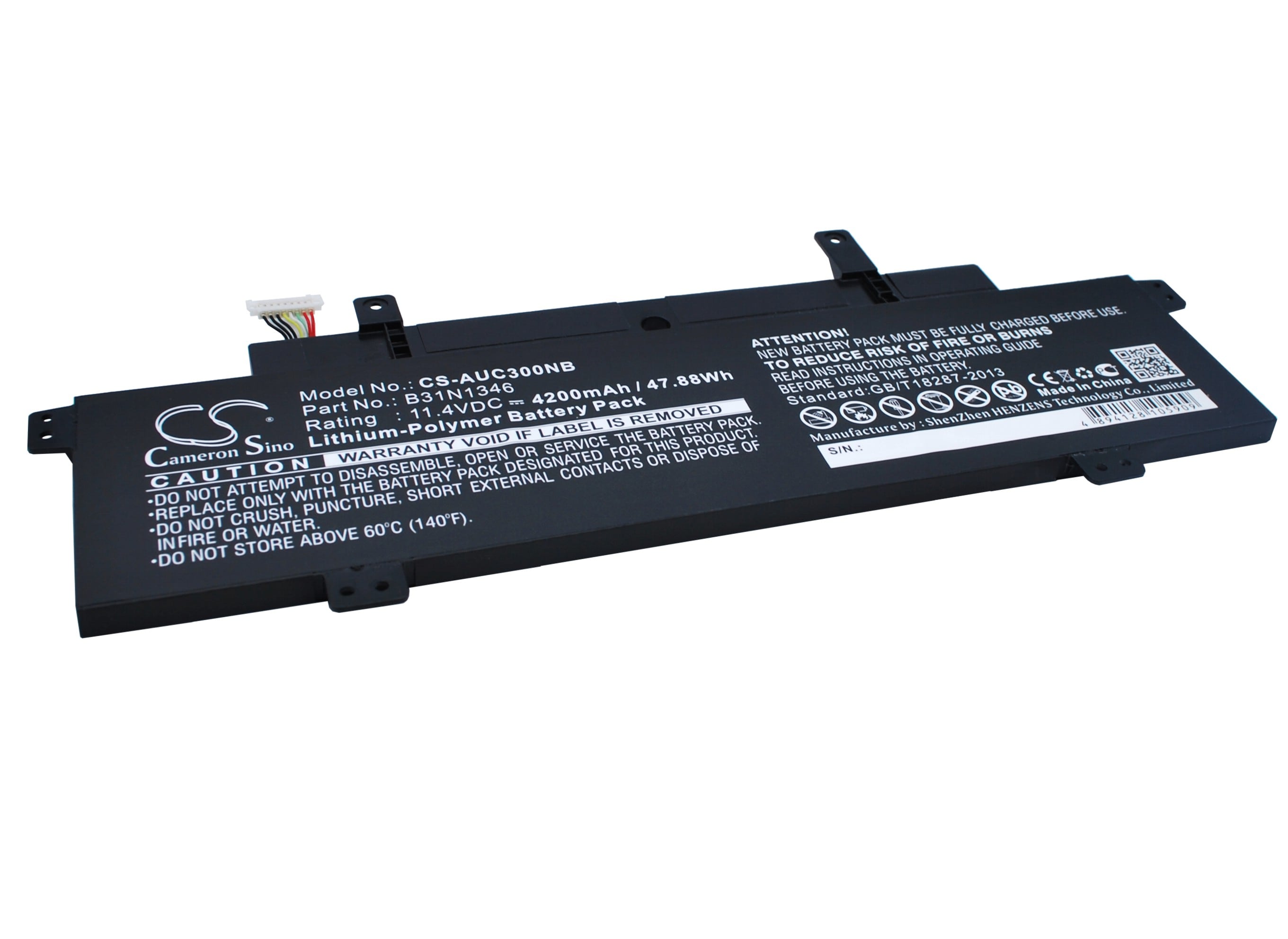 Batteri til bærbar PC for Asus Chromebook C300, Chromebook C300M og andre.