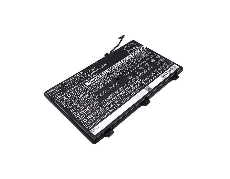 Batteri til bærbar PC for Lenovo ThinkPad Yoga 14, ThinkPad S3 Yoga og andre.