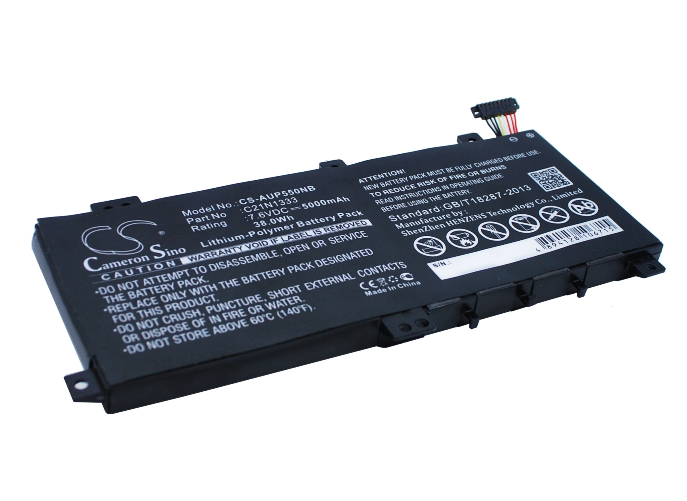 Batteri til bærbar PC for Asus Transformer Flip TP550LA, TP550LA-CJ127H og andre.