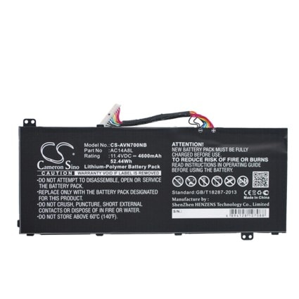 Batteri til bærbar PC for Acer Aspire VN7, Aspire VN7-571, Aspire VN7-571G og andre.