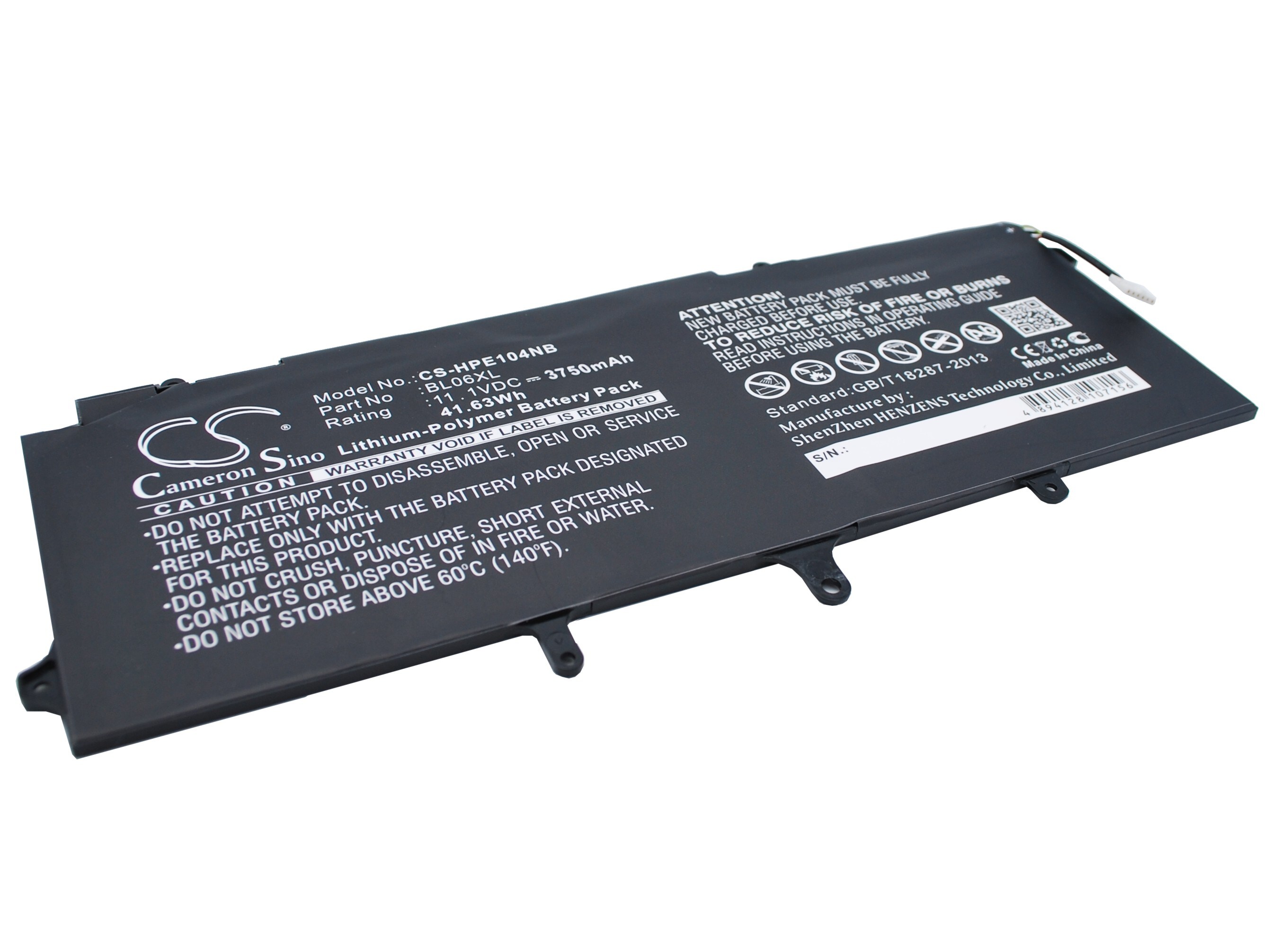 Batteri til bærbar PC for HP EliteBook 1040, EliteBook Folio 1040 G1 og andre