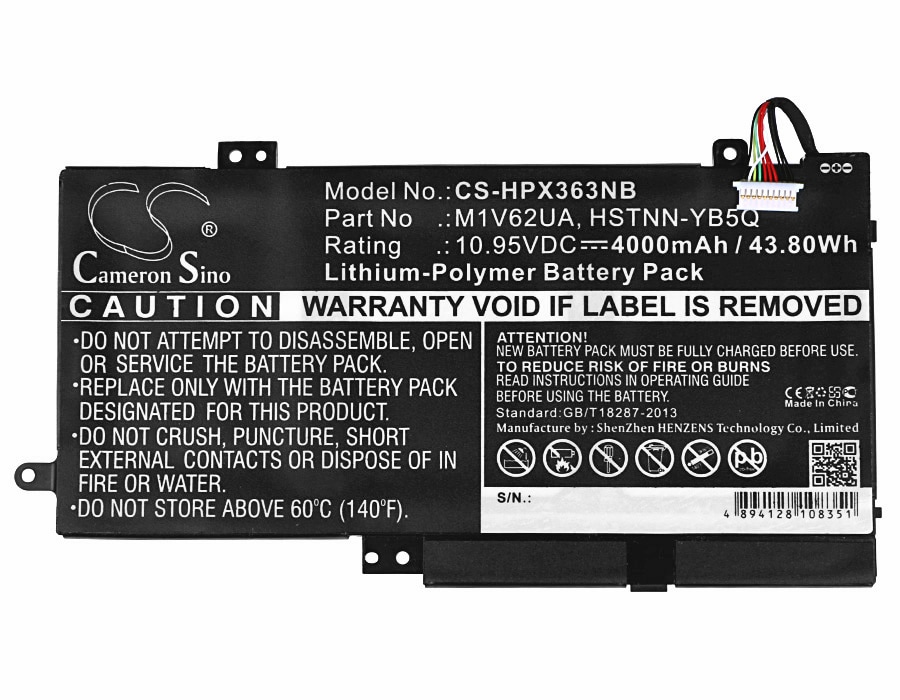 Batteri til bærbar PC for HP Envy X360, Pavilion X360, Pavilion X360 13 og andre.