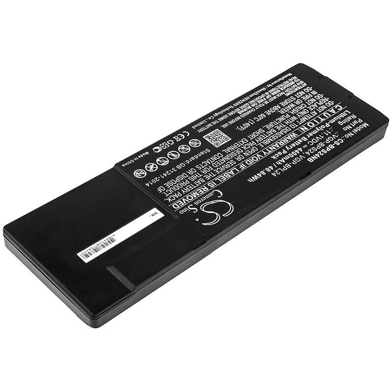 Batteri til bærbar PC for Sony VAIO VPC-SB11FX/B, VAIO VPC-SB11FX/W og andre.