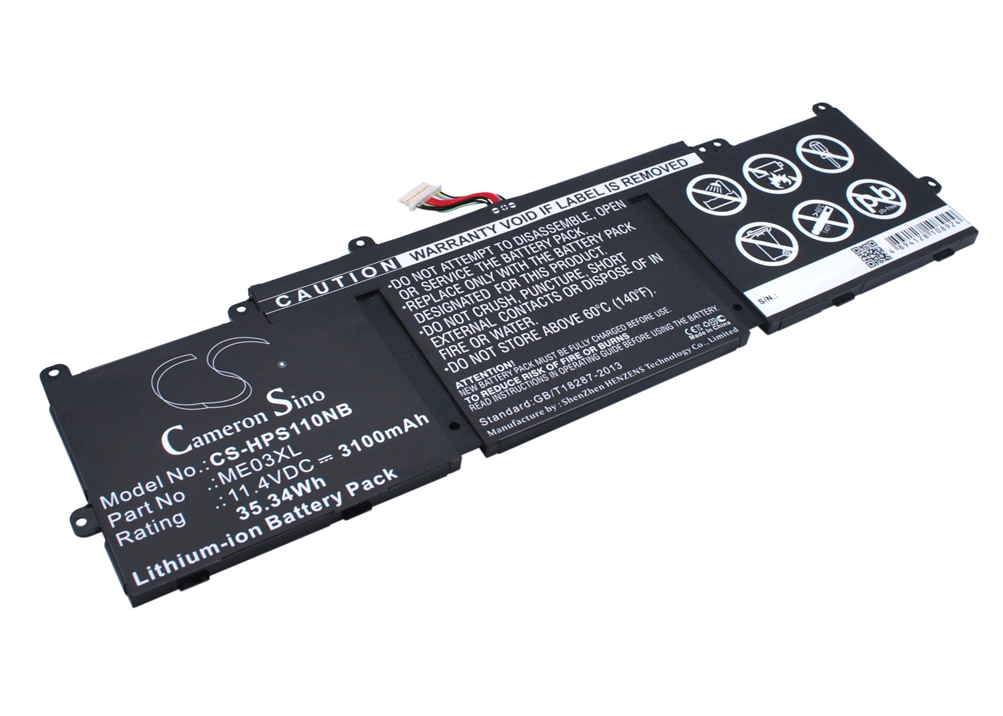 Batteri til bærbar PC for HP Stream 11-D001DX, Stream 11-D010CA og andre