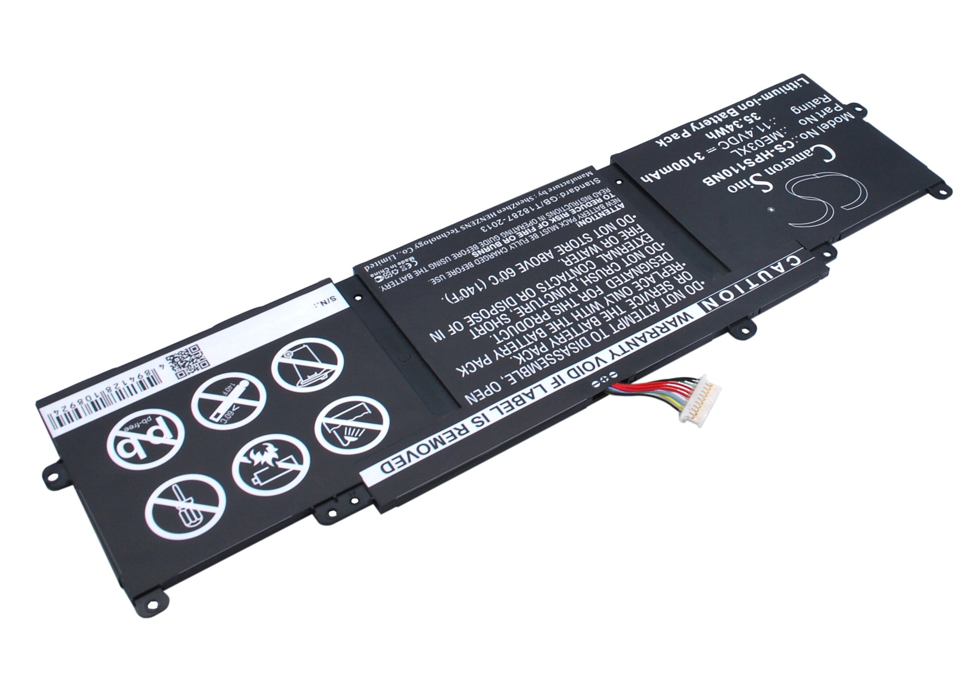 Batteri for bærbare og bærbare PC-er HP Stream 11-D001DX, Stream 11-D010CA og andre.