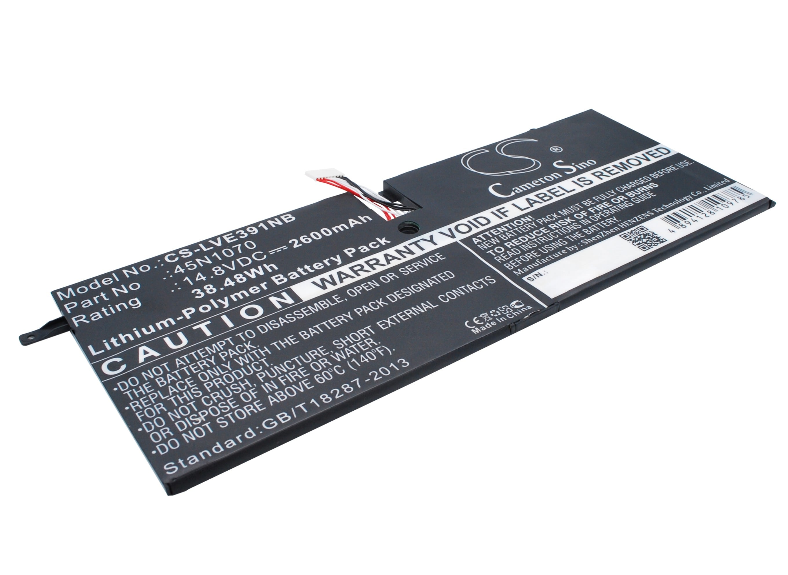 Batteri til bærbar PC for Lenovo ThinkPad X1 Carbon 3444 og andre.